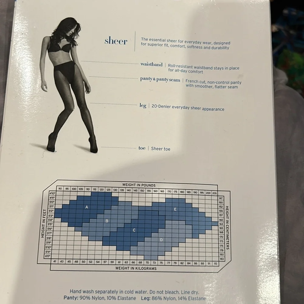 Sheer French cut sheet toe stockings